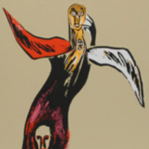 Mimmo Paladino - <p>Figura (brown)</p>