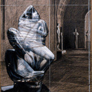 Christo and Jeanne-Claude Editions 2000 Wrapped Statues, Sleeping Faun, Project for the Glyptothek, Munich