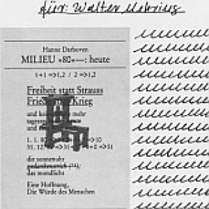 Hanne Darboven Editions 1980 für: Walter Mehring