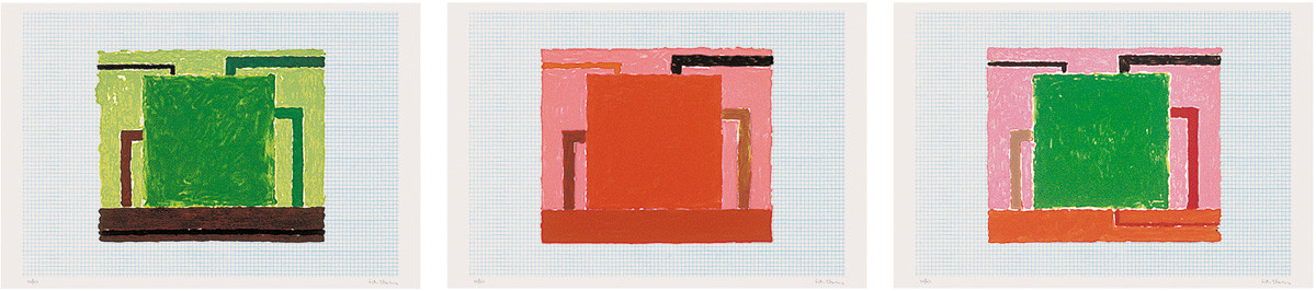 Peter Halley 1991 Display / Core / Fluke