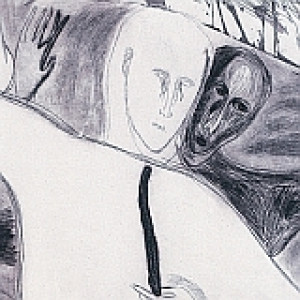 Mimmo Paladino - <p>Figure semplice, from: Six Etchings</p>