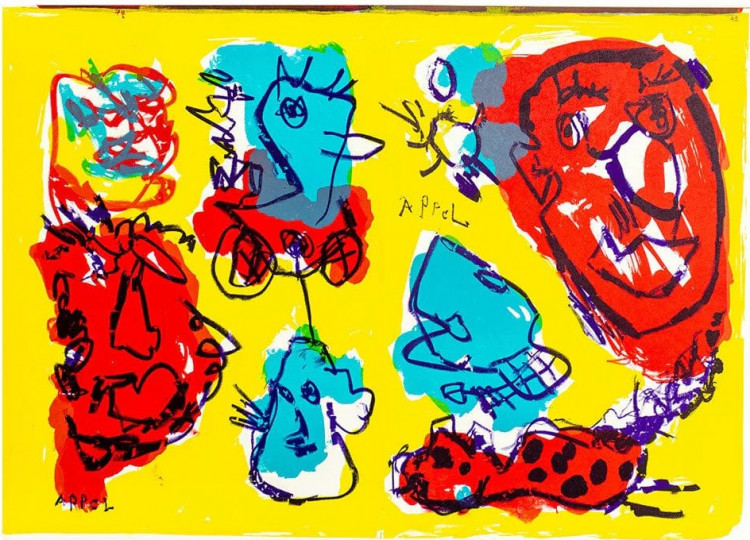 karel-appel-untitled-from-one-cent-life-63 image