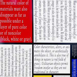 Joseph Kosuth Editions 2022-2023 Mondrian's Work XIII (Tableau 2006)