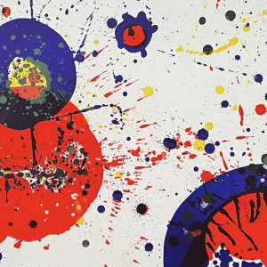 Sam Francis Editions 1964 Cloud Rock and Kayo 4 Years Old – Red Eye, from One Cent Life (78/83)