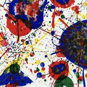 Sam Francis Editions 1964 Pink Venus Kiki, from One Cent Life (104/105)