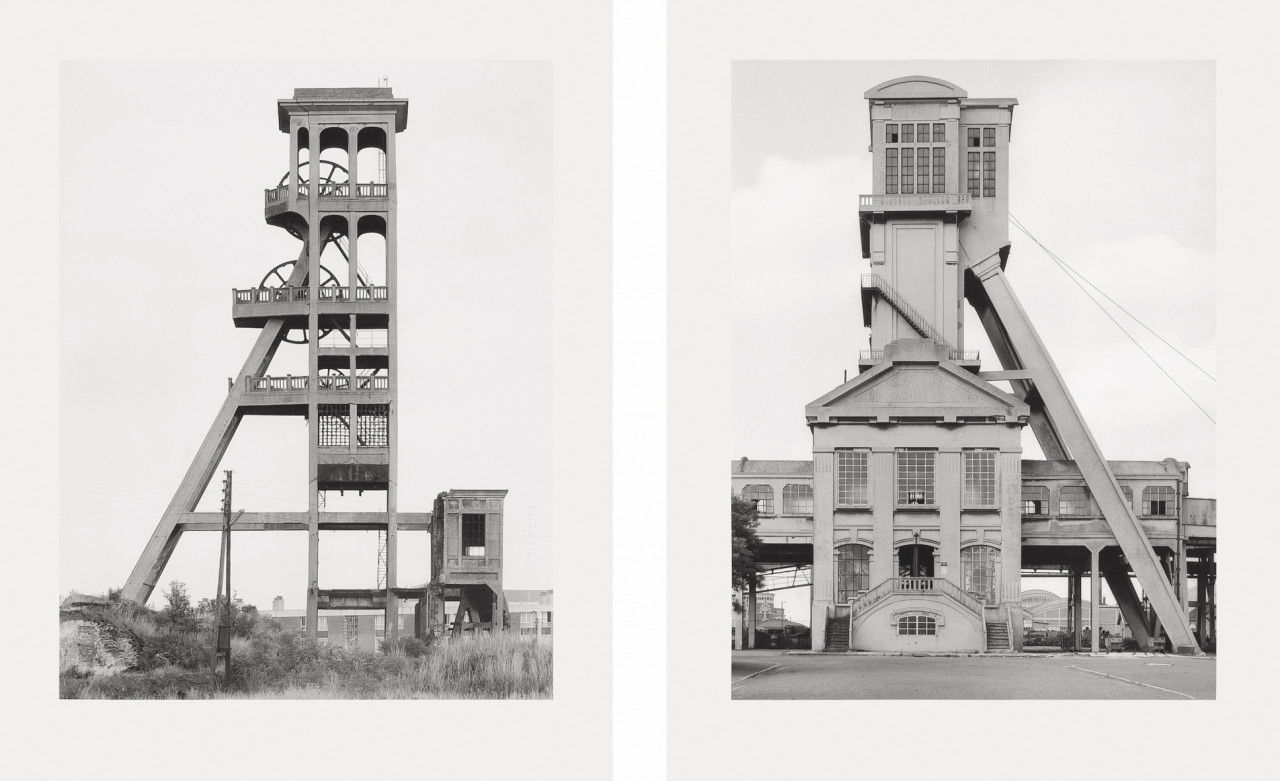 Bernd and Hilla Becher 2004 Zwei Fördertürme 1967 Bernd and Hilla Becher 2004 Zwei Fördertürme 1967