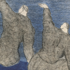 Sandro Chia Editions 1982 Two Boys on a Raft Sandro Chia Editions 1982 Two Boys on a Raft