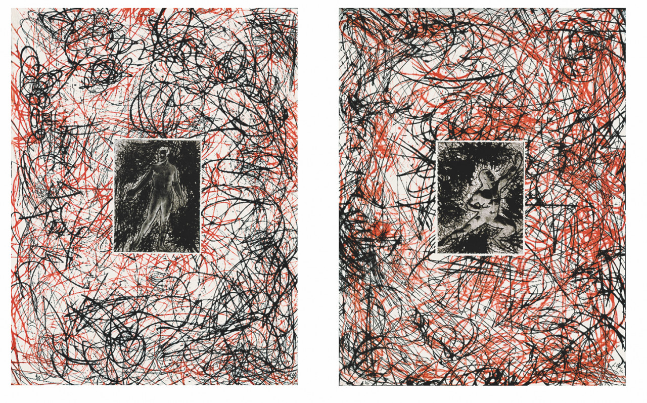 Sandro Chia 1983 Mechanical Figure 1 and 2