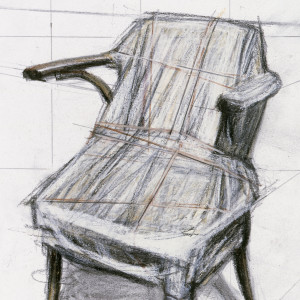 Christo and Jeanne-Claude Editions 1963/2019 Wrapped Chair (Project)