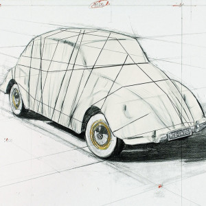 Christo and Jeanne-Claude Editions 2013 Wrapped Volkswagen, Project for 1961 Volkswagen Beetle Saloon