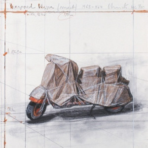 Christo and Jeanne-Claude Editions 2009 Wrapped Vespa