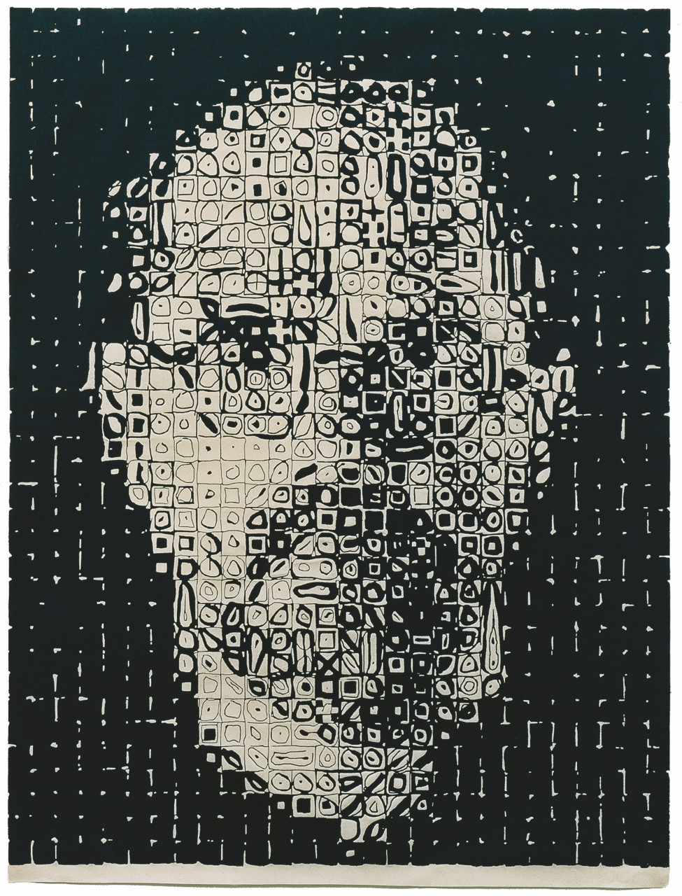 chuck-close-self-portrait image