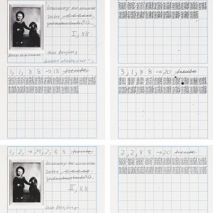 Hanne Darboven Editions 1989 Hommage an meinen Vater