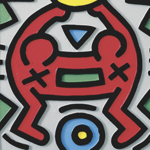 Keith Haring Editions 1988/1989 Totem [wood]