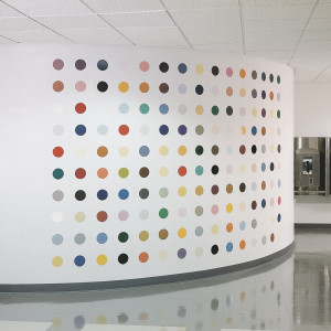 Damien Hirst Editionen 1993 Pharmaceutic Wall Painting, Five Blacks Damien Hirst Editionen 1993 Pharmaceutic Wall Painting, Five Blacks