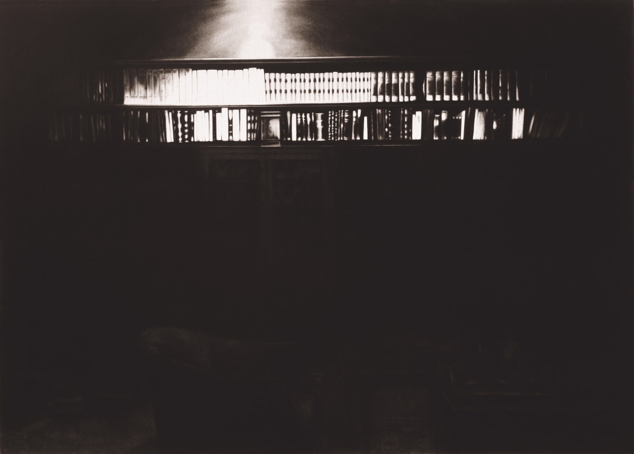 Robert Longo 2004 Bookcase in Study Room