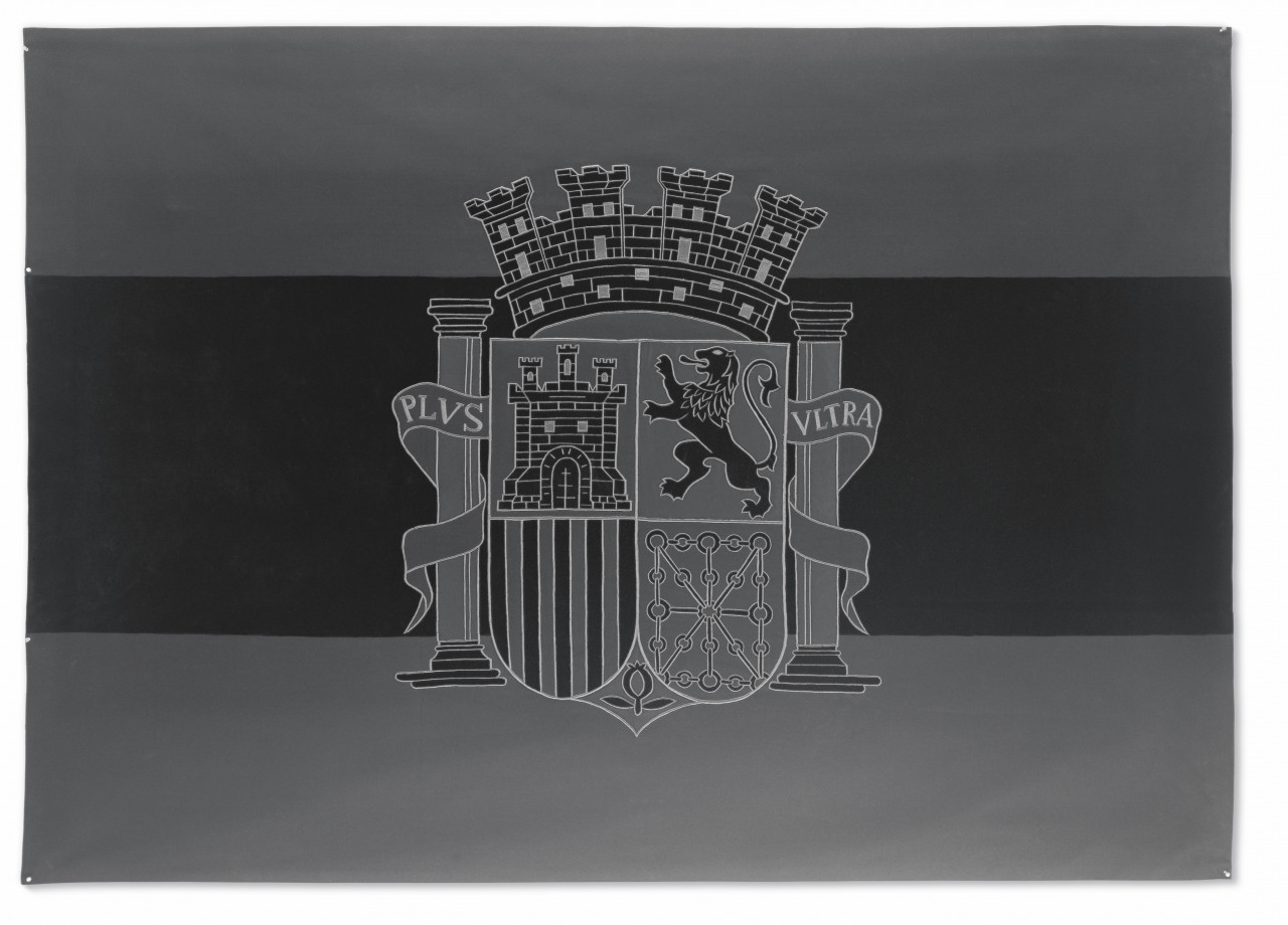 Santiago Sierra 2007 Bandera Negra De La Republica Española