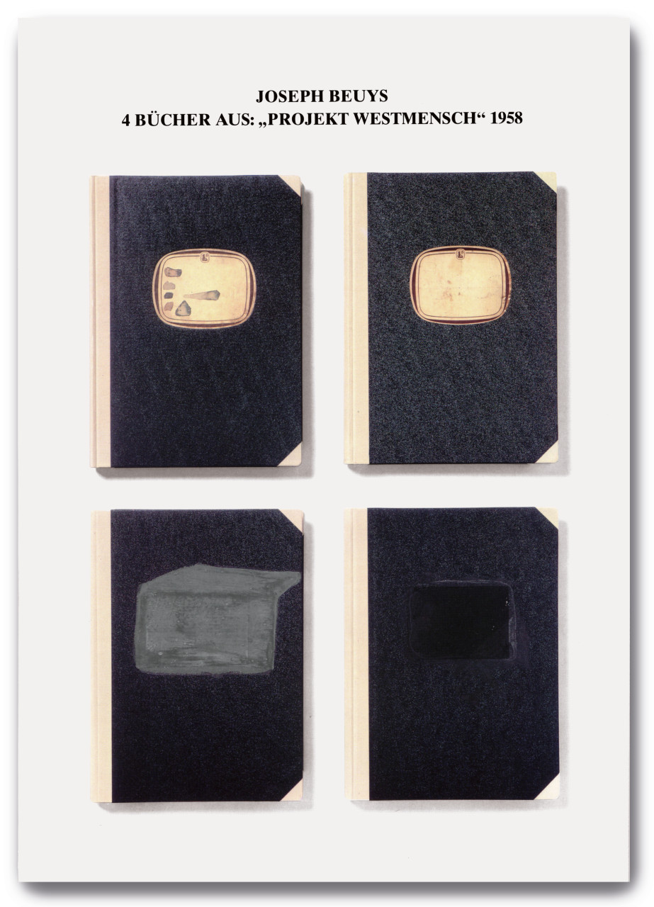 Joseph Beuys - <p>4 Books from: "Projekt Westmensch 1958"</p>