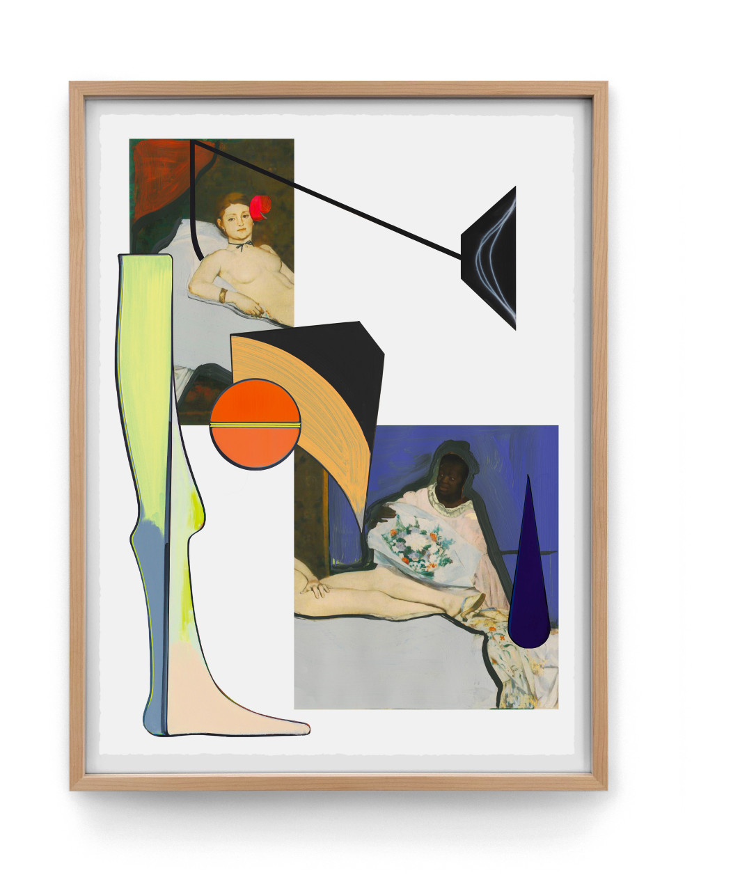 thomas-scheibitz-cadavre-exquis-manet-olympia-scheibitz image