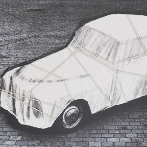 Christo and Jeanne-Claude Editions 1984 Package on Carozza, Wrapped Automobile (Volvo)
