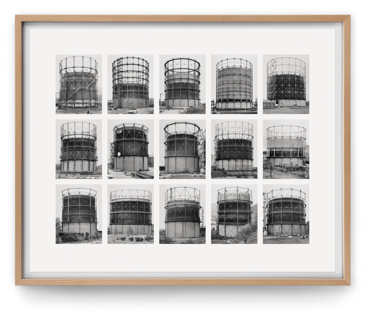 bernd-and-hilla-becher-gasbehaelter-gas-tanks image