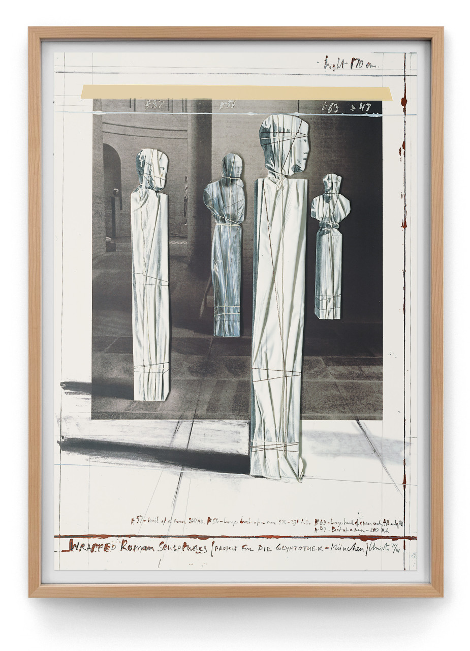christo-and-jeanne-claude-wrapped-roman-sculptures image