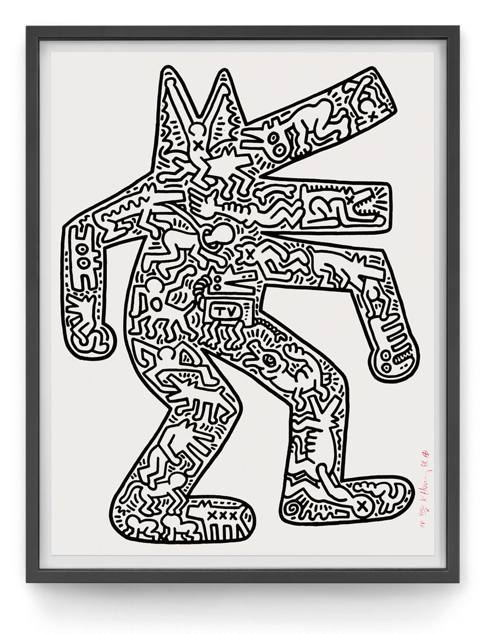 keith-haring-dog-print image