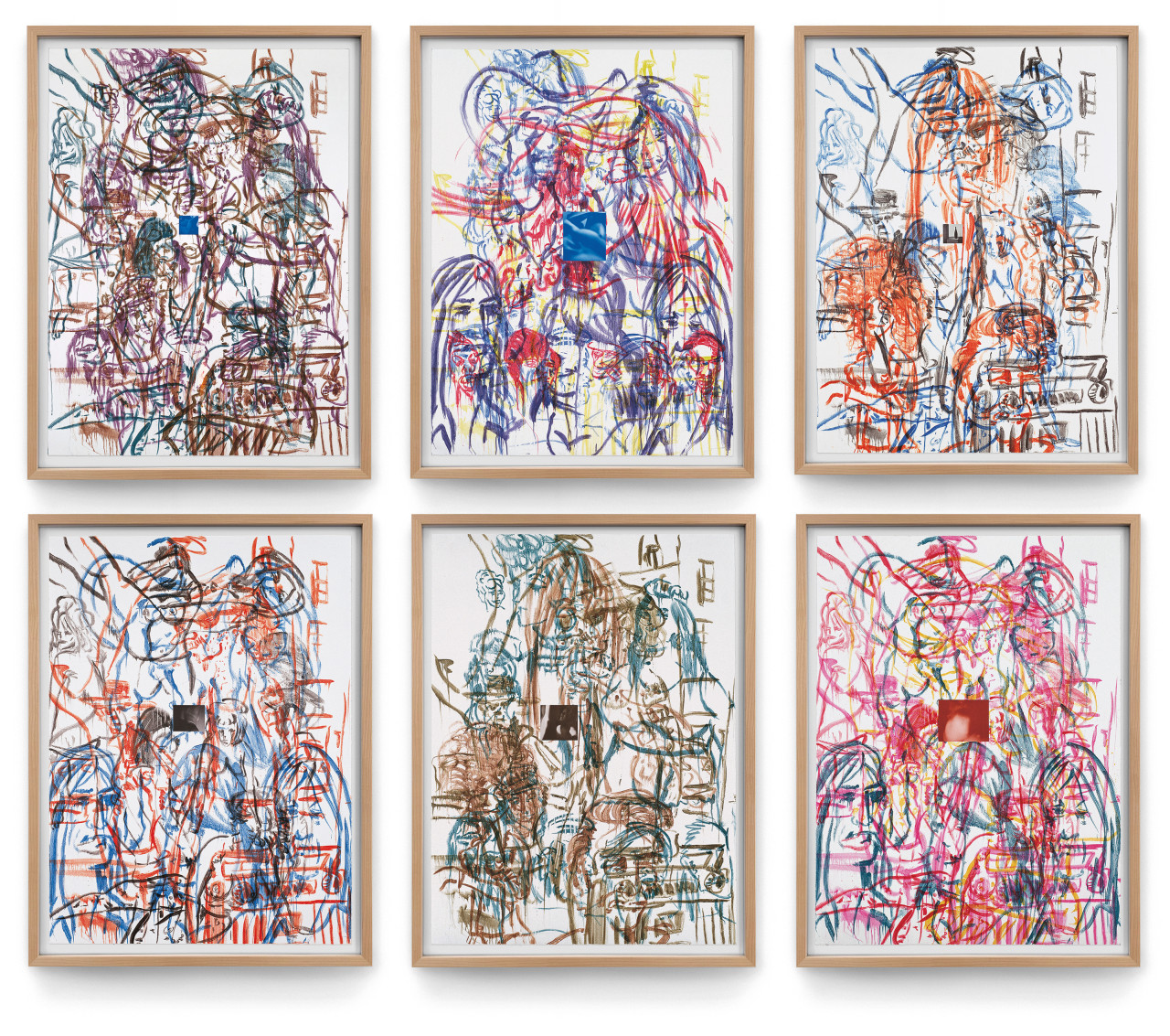 David Salle 1983 Theme for an Aztec Moralist