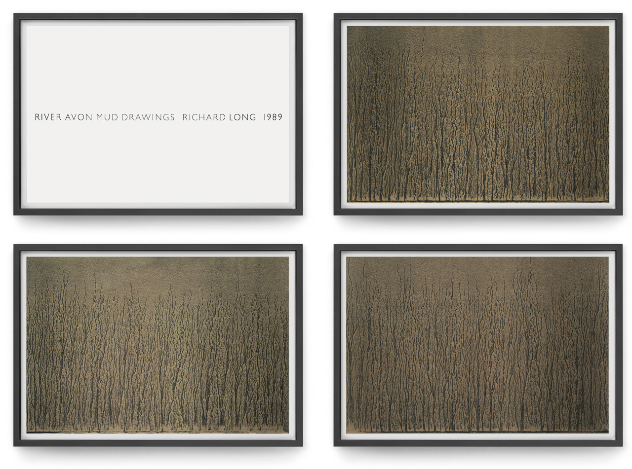 Richard Long 1989 River Avon Mud Drawings