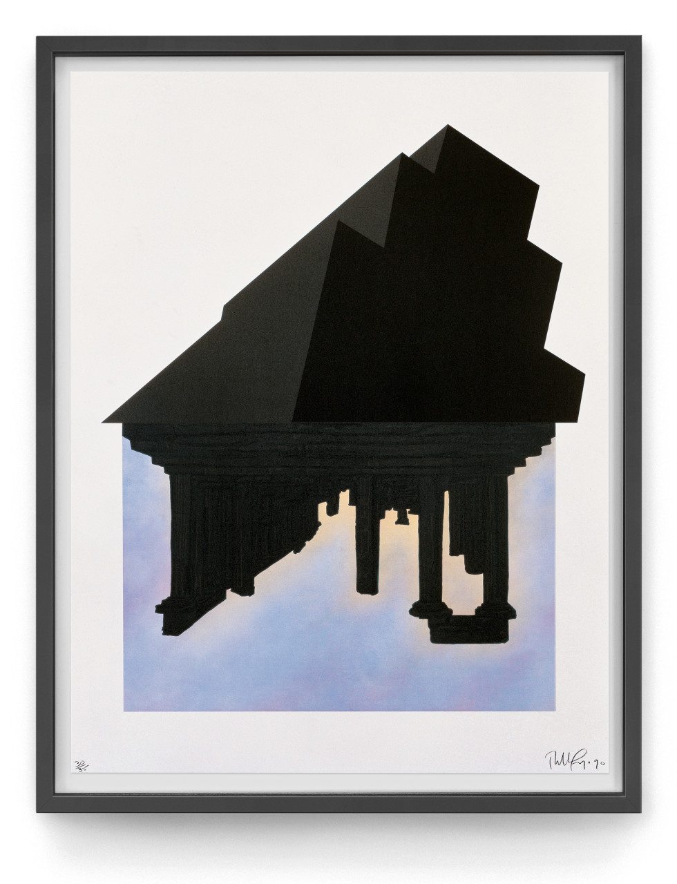 Robert Longo 1989 Black Palms