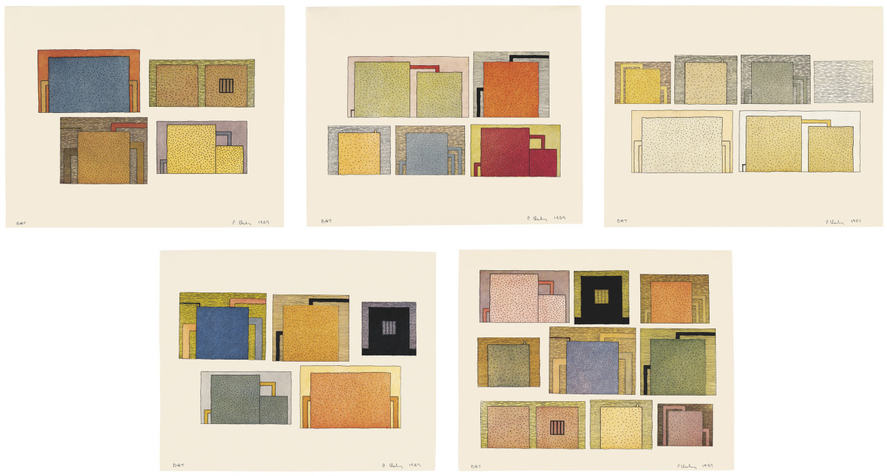 Peter Halley 1989 A Tour of the Monuments of Passaic, New Jersey