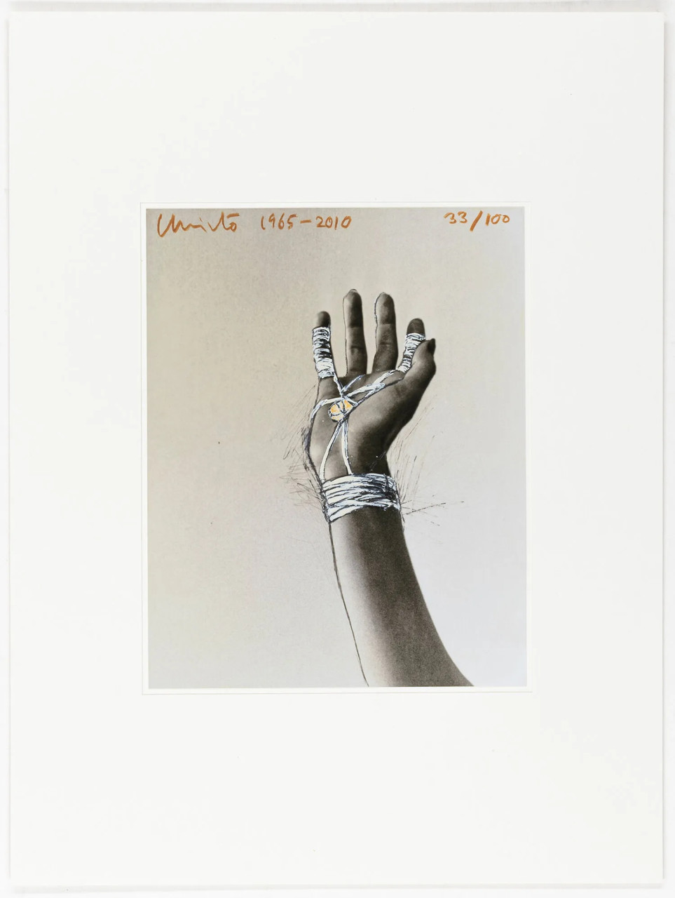 Christo and Jeanne-Claude 2010 Project for Jewelry on Jeanne-Claude's Hand, 1965-2010