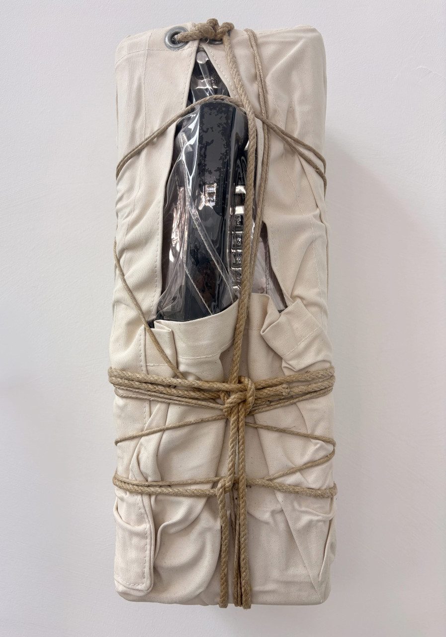 Christo and Jeanne-Claude 1988 Wrapped Payphone Christo and Jeanne-Claude 1988 Wrapped Payphone