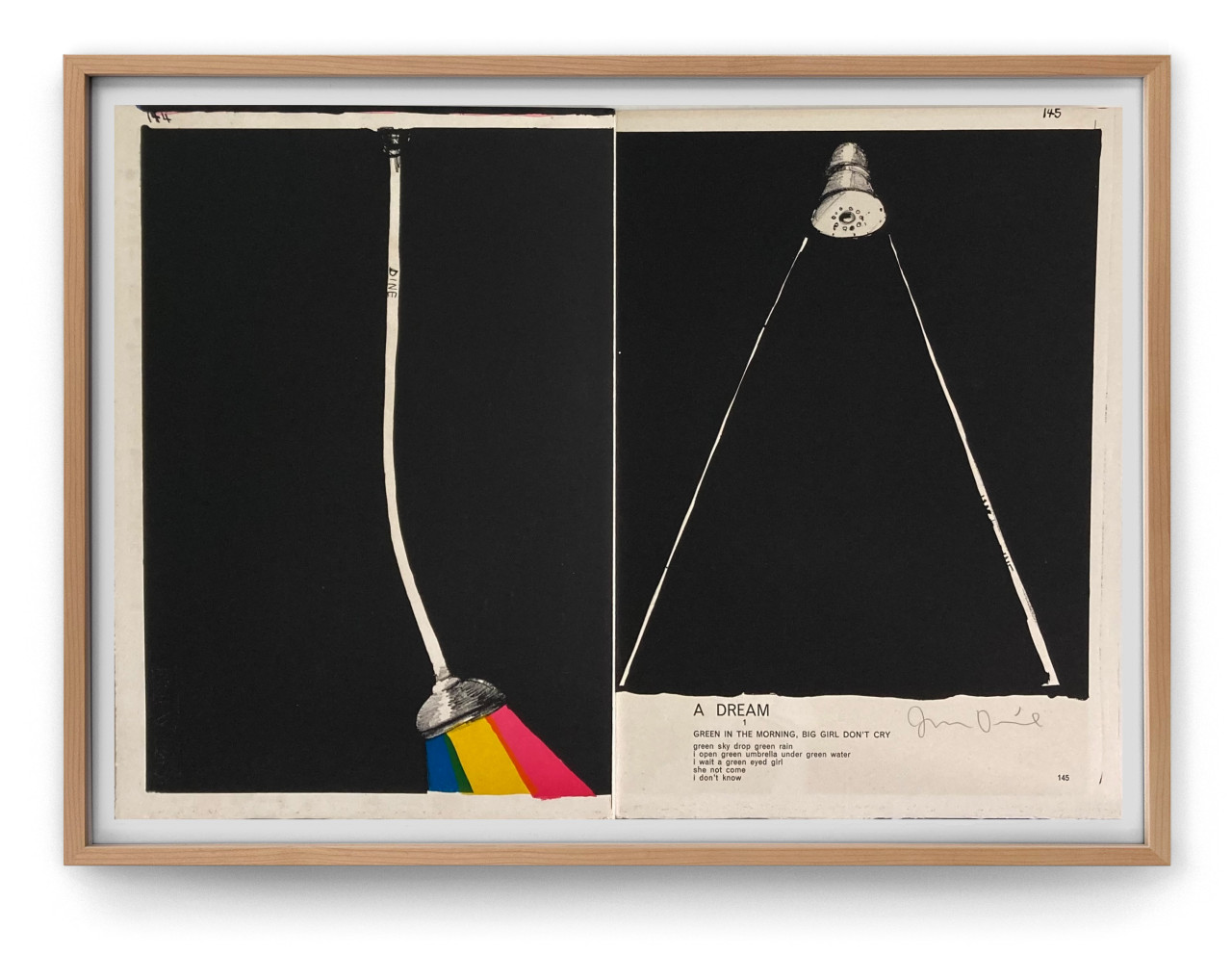 Untitled (Shower/Lamp) by Jim Dine