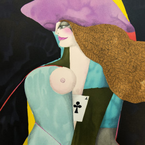 Richard Lindner Editions 1977 Ace of Clubs