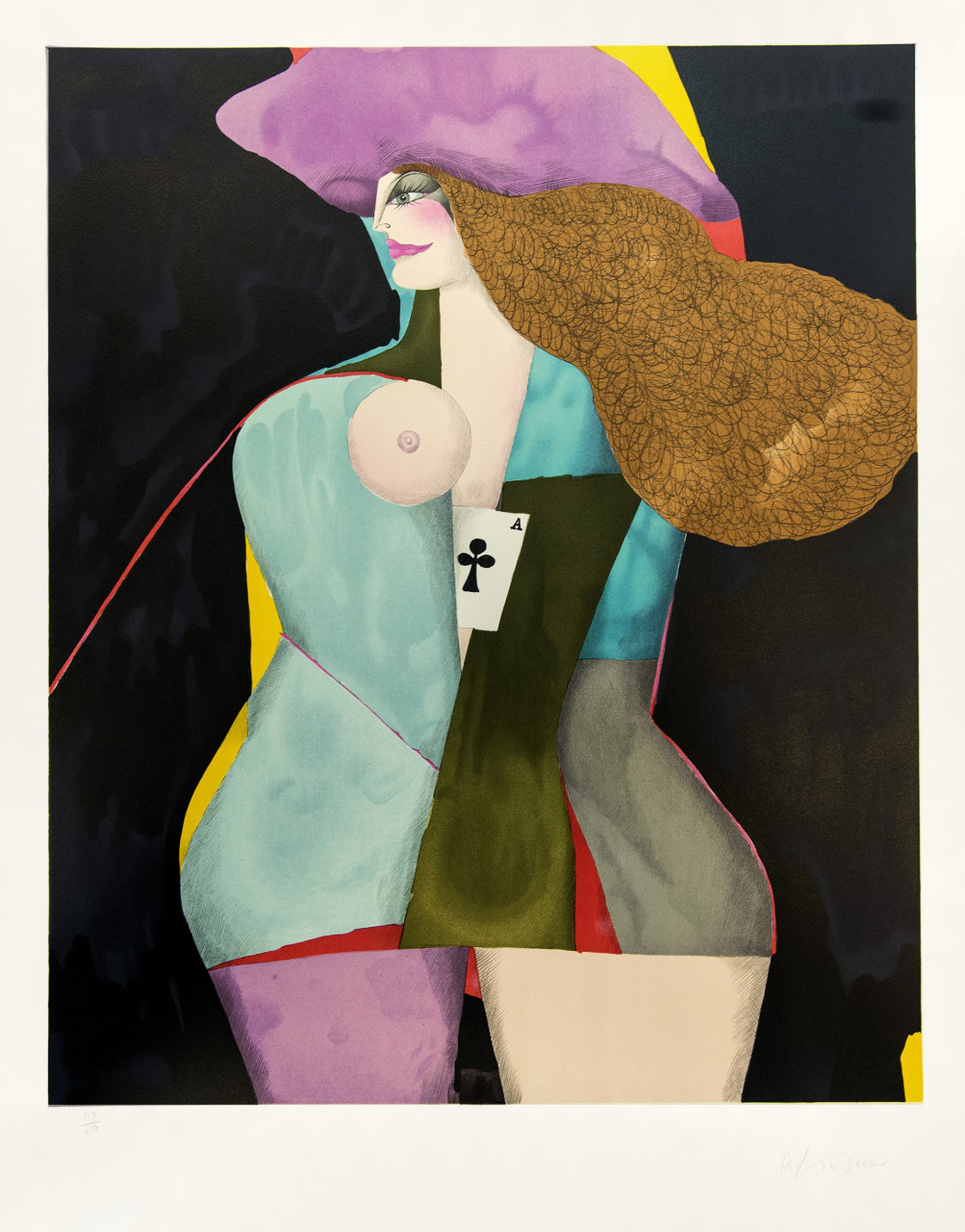 Ace of Clubs by Richard Lindner