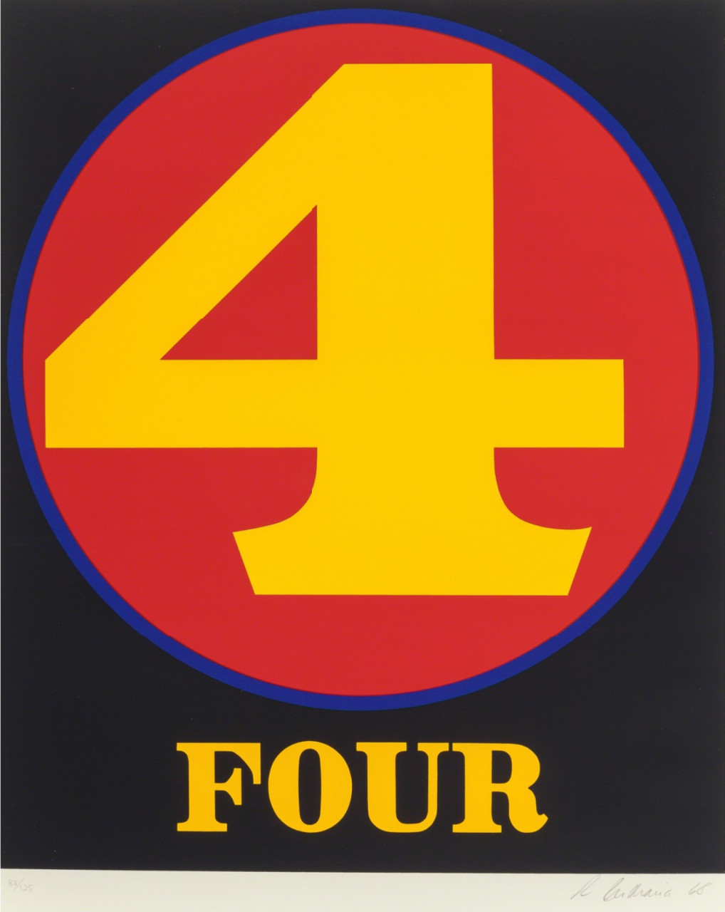 Four (from Numbers) by Robert Indiana