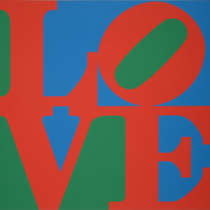 Robert Indiana Editions 1967 From Love Wall (Love Frieze)