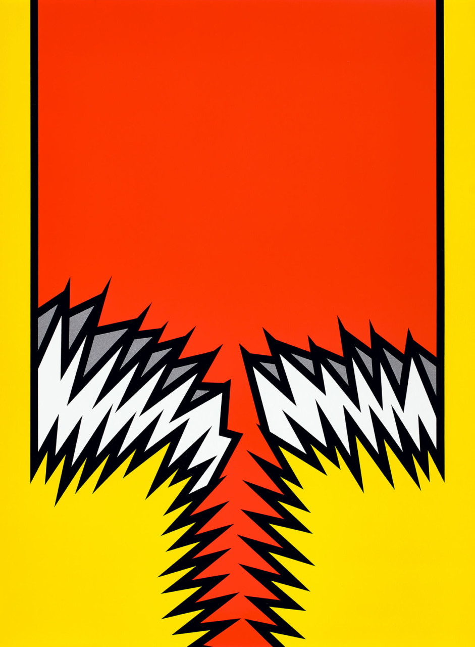 From Fire-Flash-Fire-Fade by Nicholas Krushenick
