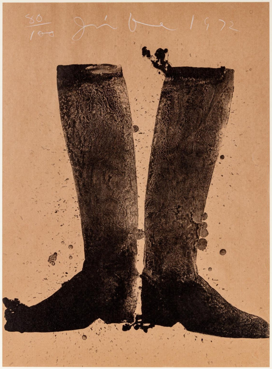 Silhouette Black Boots by Jim Dine