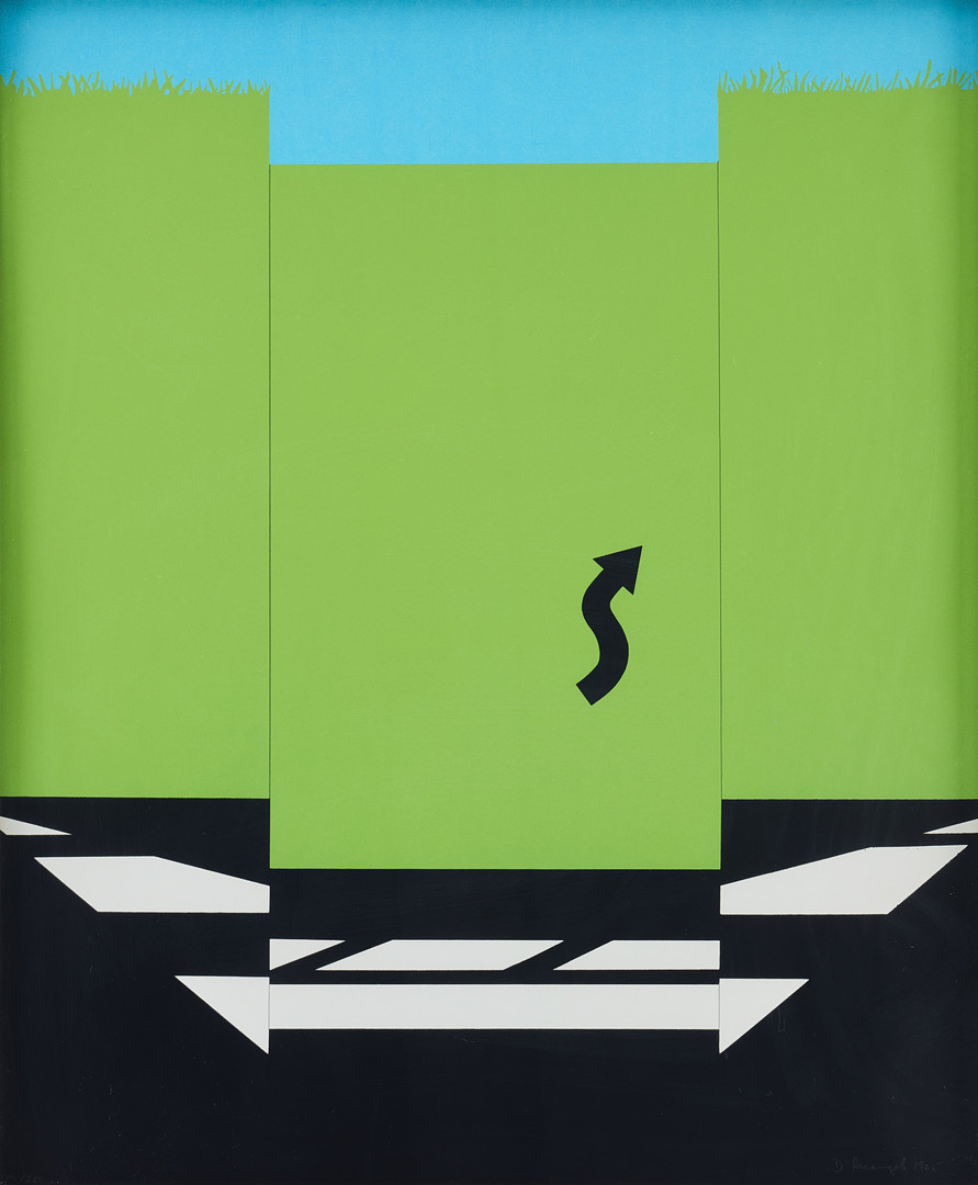 Landscape I by Allan D'Arcangelo