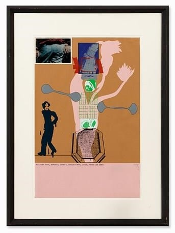 His Every Poor, Defeated, Loser’s, Hopeless Move, Loser, Buried (Ed Dorn) by R.B. Kitaj
